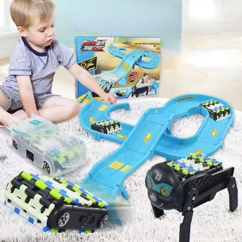 sıcak Uzay inşa yürüyüş demiryolu araba monte elektrikli hafif araba çocuk eğitici oyuncaklar hız treni