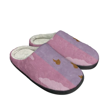 Sıcak Özel Hilda pamuk terlikler Mens Womens Son Sandalet Yatak Odası Peluş Kapalı Sıcak Ayakkabı Tutmak Termal Kapalı düz terlik