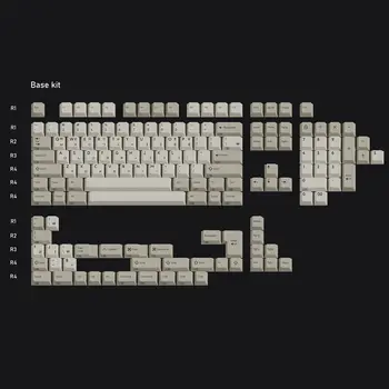 [Taban Kiti] PBTfans Klasik Hangul Keycaps PBT Malzeme Kiraz Profili Fit MX tarzı anahtarları Mekanik Klavye