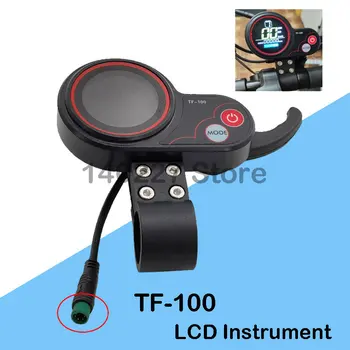 TF-100 Elektrikli Scooter LCD Enstrüman Bisiklet Hızlandırıcı Denetleyici Güç Anahtarı Gaz Gidon Çivisiz Aksesuarları 5Pin