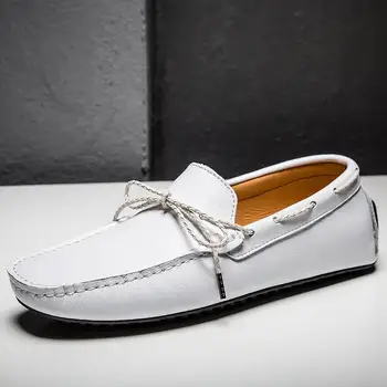 Tods erkek Deri Slip-on Çatı Katı erkek ayakkabıları 2023 Yeni erkek İnek Derisi Sürüş Yaz Rahat deri ayakkabı