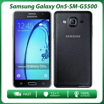 Unlocked Samsung Galaxy On5 SM-G5500 Çift SİM Cep Telefonu 5.0 