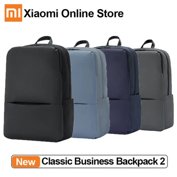 Xiao mi mi klasik iş sırt çantası 2 nesil seviye 4 Su geçirmez 15.6 inç Laptop omuzdan askili çanta Açık Seyahat Çantası