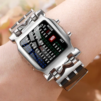 Yeni akıllı saatler Erkekler Kadınlar Bluetooth Smartwatch Dokunmatik akıllı bilezik Spor Bilezik Yaratıcı İkili Saatler Android İçin