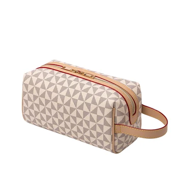 Yeni lüks marka Seyahat makyaj çantası kozmetik Kadın Manşonlar Çanta Çanta Çok Fonksiyonlu zarf çanta Asılı Banyo Yıkama Çantası