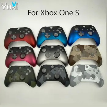 YuXi Orijinal Ön Kapak Kabuk Değiştirme Xbox One Slim 1708 Denetleyici Ön Kılıf Konut Xbox One S İçin