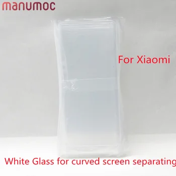 0.55 mm Sökme Beyaz Cam Xiaomi 10 MİX 4 CİVİ 2 11U CC9P Kavisli LCD Ekran Ayırma Koruyucu