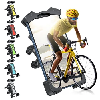 MTB dağ bisikleti Tutucu Darbeye Dayanıklı motosiklet Bisiklet Braketi GPS Klip Kaymaz Cep telefon standı Yaz Bisiklet Ekipmanları